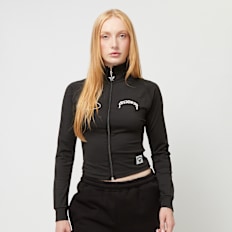 Felicious Cropped Jersey Cardigan noir
