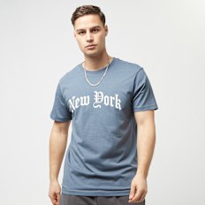 Mister Tee New York Wording Tee bleu