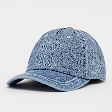 Karl Kani Embroidery Denim Baseball Cap Vintage azul