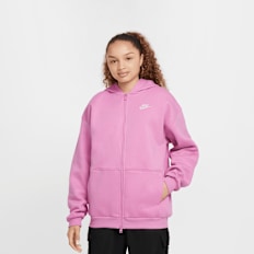 Nike Sportswear Club Fleece Oveersized Fullzip różowy