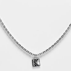 Karl Kani OG01 Diamond Tennis Necklace srebrny