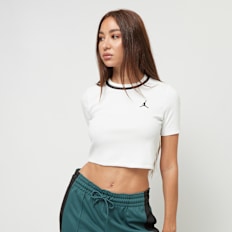 Jordan Shortsleeve Knit Top F24 bianco