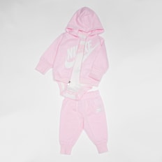 Nike JUNIOR NKN SUSTAINABLE 3PC FZ SET pink foam rosa