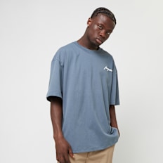 PEQUS Chest Logo T-Shirt blau
