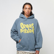 PEQUS Bubble Logo Hoodie bleu