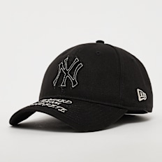 New Era 9Twenty Raised From Concrete Fabric Logo MLB New York Yankees noir