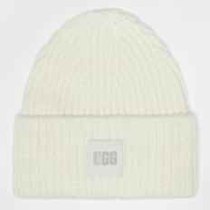 UGG U CHUNKY RIB BEANIE light grey wit