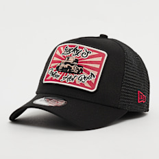 New Era Trucker Injection Lucky's Customs preto