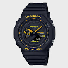G-SHOCK Caution Yellow GA-B2100CY-1AER negro