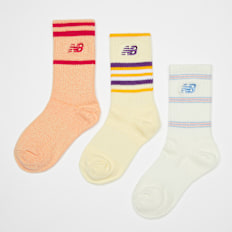 New Balance 3 PACK - 3S CREW S white/night indigo/white višebojno