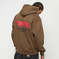 Carhartt WIP Hooded Rocky Script Sweatshirt castanho
