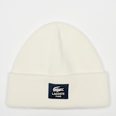Lacoste Woven Label Beanie bež