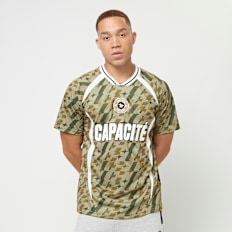 Capacité Camo V Neck Tricot grün