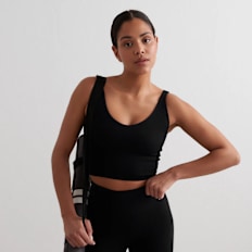 aim'n Ribbed Seamless Bra nero