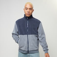Urban Classics Colour Block Polar Fleece Jacket blauw