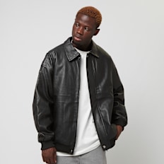Urban Classics Synthetic Leather Blouson noir