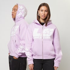 Love Scars Star Full Zip Hoodie roze