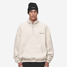 Pegador Puka Teddy Half Zip Sweater bege