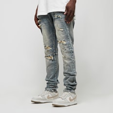 Smoke Rise Rip & Repair Jeans bleu