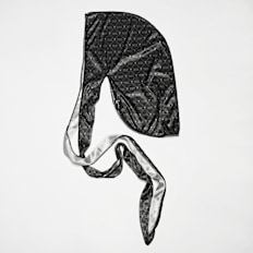 Karl Kani Monogram All Over Print Durag negro