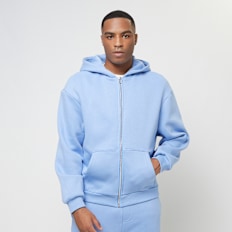 Urban Classics Fluffy Zip Hoody bleu