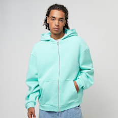Urban Classics Fluffy Zip Hoodie turchese