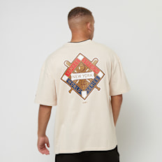 New Era New York Yankees World Series Oversized T-Shirt beige