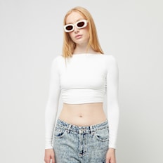 Decibel Backless Cropped Longsleeve bijela