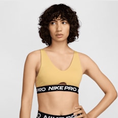 Nike   Pro Indy Plunge Bra Sportswear geel