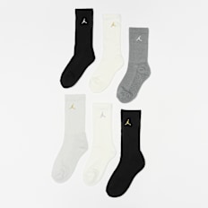 Jordan 6 PACK - Everyday Essentials Crew Socks nero