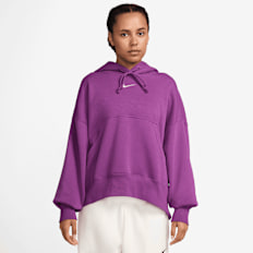 Nike   Sportswear Phoenix Fleece Over Oversized Hoodie viola