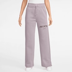 Nike   Sportswear Phoenix Fleece High-Rise Logo Wide Pants lila