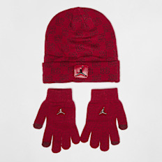 Nike   JAN MONOGRAM BEANIE SET black rood