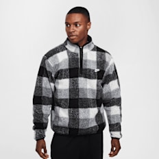 Nike M NK CLUB SSNL WNTRZD AOP HZ black/white/smoke grey czarny