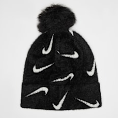 Nike K NK Peak Beanie SC POM F24 negro