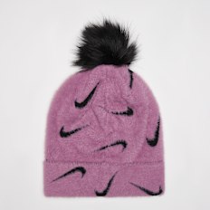 Nike Peak Beanie SC POM F24 fioletowy