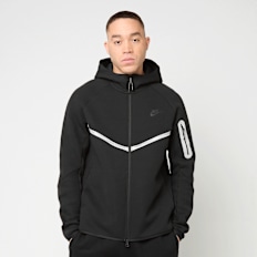 Nike   M NK TCH SSNL TF+ WR FZ black/bemis silver zwart