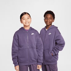 Nike Sportswear Club Fleece Oversized Fullzip lila