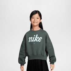 Nike Sportswear Club Fleece Boxy Crew Graphics Star vert