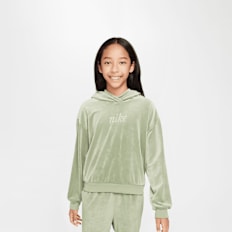 Nike JUNIOR G NSW PO HDY COZY oil green/jade horizon zelena