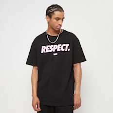 Upscale by Mister Tee Football's coming Home Respect Oversize Tee crna
