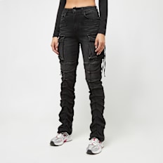 Smoke Rise Washed High Rise Boot noir
