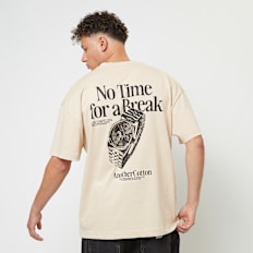 Another Cotton Lab No Time For A Break Oversize T-Shirt bež