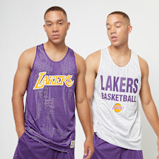 Mitchell & Ness NBA Reversible Mesh Tank Vintage Logo La Lakers violeta