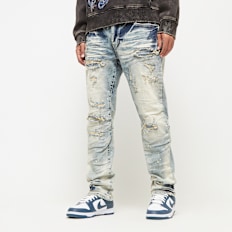 Smoke Rise Heavy Vintage Washed Jeans blu