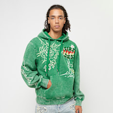 Smoke Rise Rhinestone Dystopia Hoodie verde