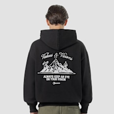 Pegador Hyde Oversized Hoodie nero