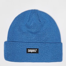 SNIPES Woven Basic Logo Beanie bleu