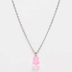 fainz Bear Chain Strawberry Milkshake zilver