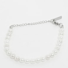 fainz Pearl Bracelet weiß